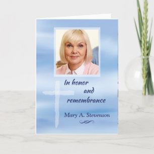 Carte Photo Sympathie religieuse Nom personnalisable ave