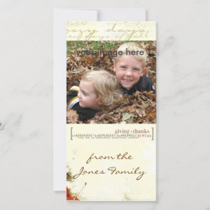 carte photo thanksgiving