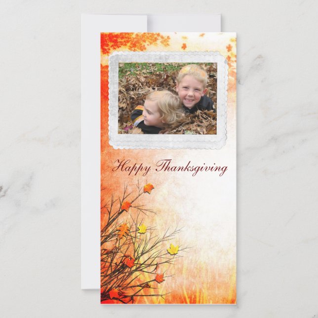 carte photo thanksgiving (Devant)