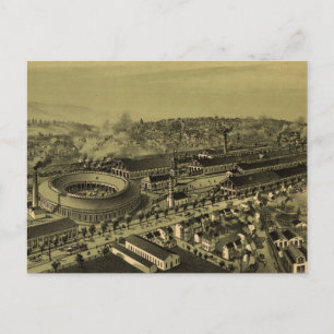 Carte photo vintage de Altoona PA (1895)