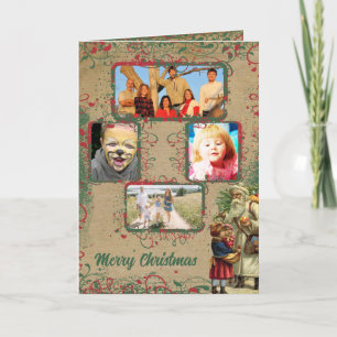 Carte photo vintage Père Noël Christmas 4