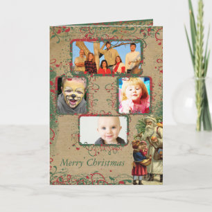Carte photo vintage Père Noël Christmas 4
