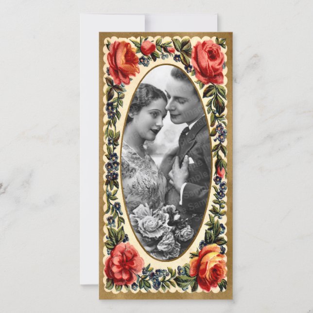 Carte photo vintage Valentine (Devant)
