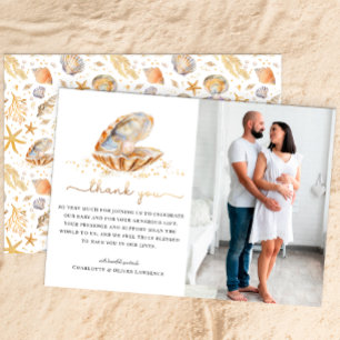 Carte photo Watercolor Ocean Little Pearl