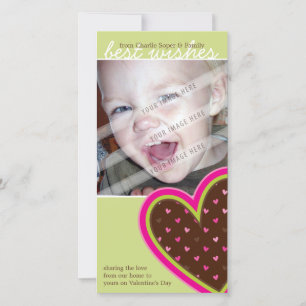 CARTE PHOTOCARD DE LA JOURNÉE DE VALENTINE :: Coeu
