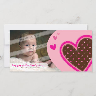 CARTE PHOTOCARD DE LA JOURNÉE DE VALENTINE :: coeu