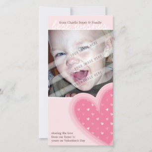CARTE PHOTOCARD DE LA JOURNÉE DE VALENTINE :: Coeu