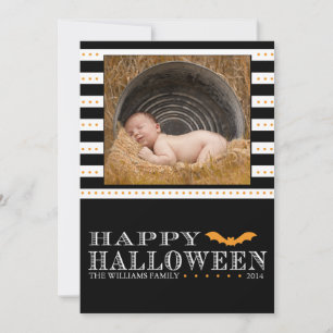 Carte Photocartes Batty Halloween