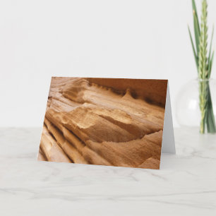 Carte Photographie abstraite du mur du canyon de Zion II