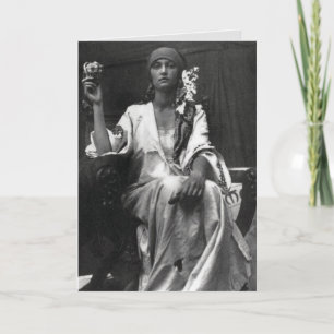 Carte Photographie Art nouveau du caissier Fortune