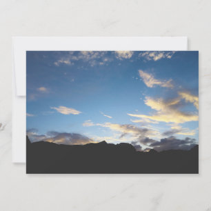 Carte Photographie de la nature au crépuscule au Cap-Ver