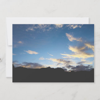 Carte Photographie de la nature au crépuscule au Cap-Ver