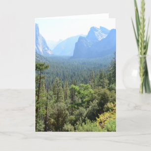 Carte Photographie de paysage du parc national de Yosemi