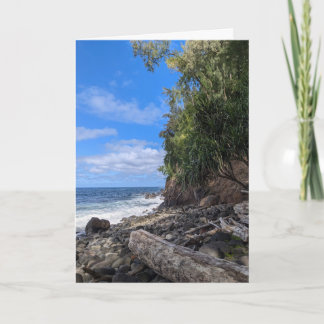 Carte Photographie de paysage naturel hawaïen