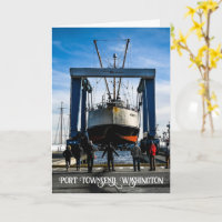 Photographie du chantier naval de Port Townsend