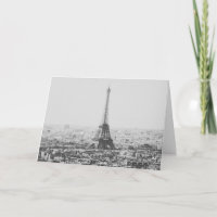 Photographie noire et blanche de Paris de Tour