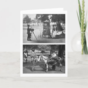 Carte Photographie sur le terrain communal et la