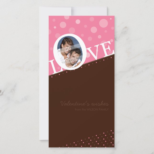CARTE PHOTOGRAPHIQUE AMOUR MODERNE :: LOVEbubble P (Devant)