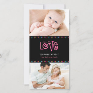 CARTE PHOTOGRAPHIQUE D'AMOUR TENDANCE :: LOVELETTE
