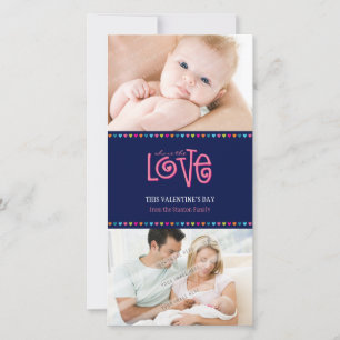 CARTE PHOTOGRAPHIQUE D'AMOUR TENDANCE :: LOVELETTE