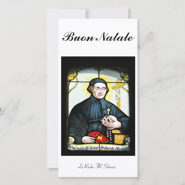 Carte photographique de Buon Natale (Devant)