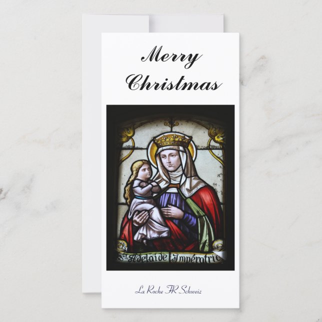 Carte photographique de Merry Christma (Devant)