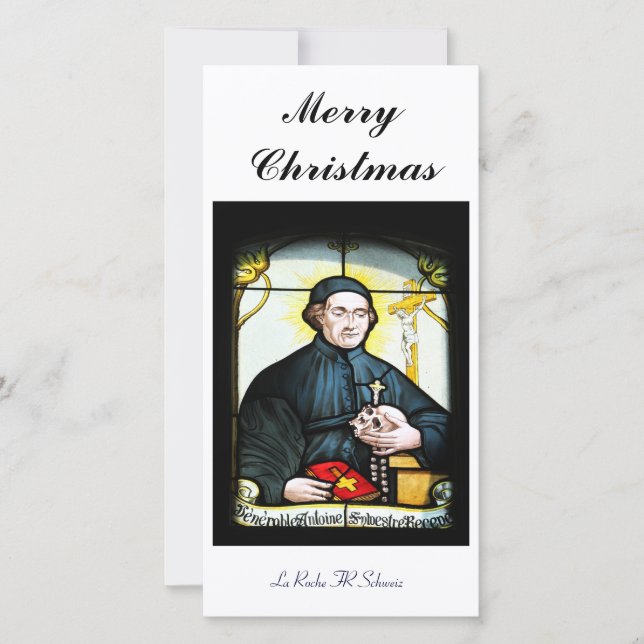 Carte photographique de Merry Christma (Devant)