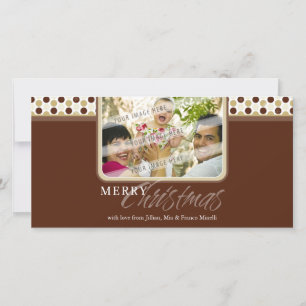 CARTE PHOTOGRAPHIQUE DE NOËL :: boule de neige min