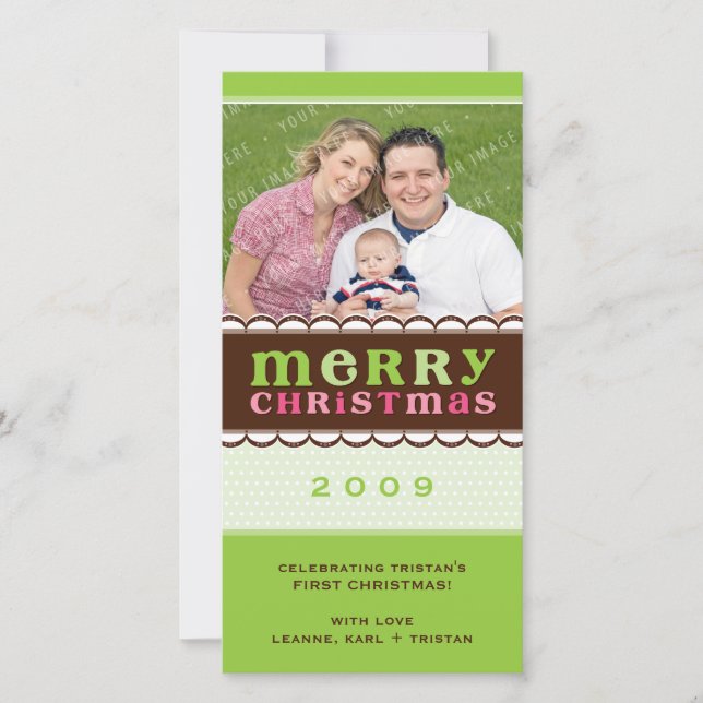 CARTE PHOTOGRAPHIQUE DE NOËL :: chandyflots 2 (Devant)