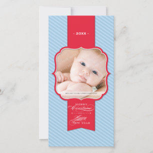 CARTE PHOTOGRAPHIQUE DE NOËL :: lapel 5P