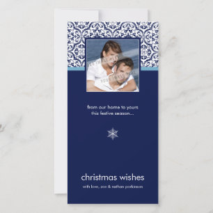 CARTE PHOTOGRAPHIQUE MODERNE :: damask simple 3