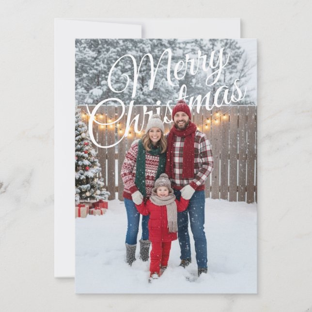 Carte PhotoPop Joyeux Noël (Devant)