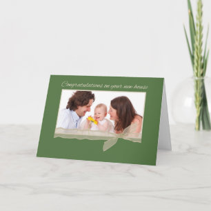 Carte Photos horizontales Félicitations pour la nouvelle