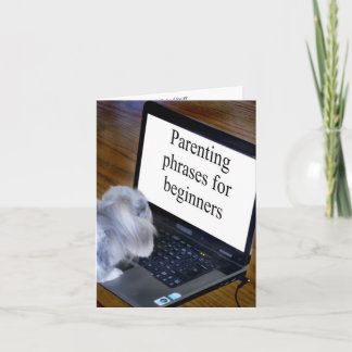 Carte phrases amusantes pour les nouveaux parents