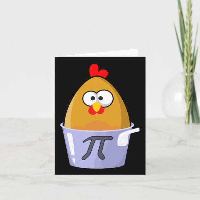Carte Pi Day Humoristique Picken Pot Pie Math Amour Nouv (Devant)