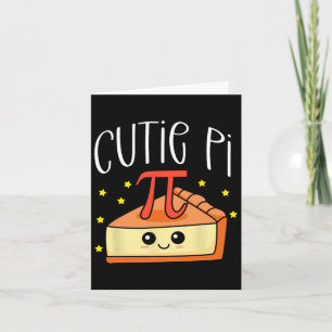 Carte Pi Day Math Lover Étudiant Enseignant 3.14 Cutie P