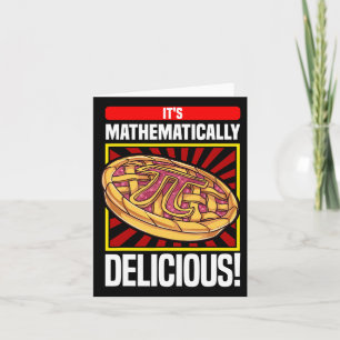 Carte Pi Day Math Lover Pomme tarte