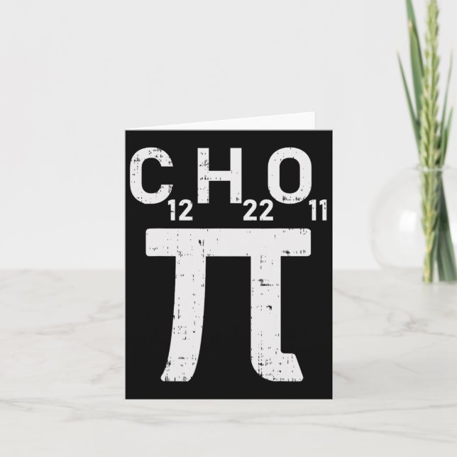 Carte Pi Jour Chemise à sucre Symbole Formule Math Chimi (Devant)