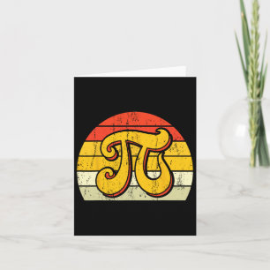 Carte Pi Math Science Stem Cadeau 3.14 Pi Jour Vintage R