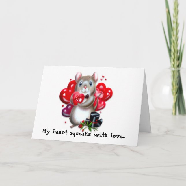 Carte Piaillant d'amour (Devant)