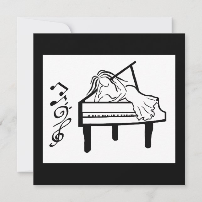 Carte Piano Lady (Devant)