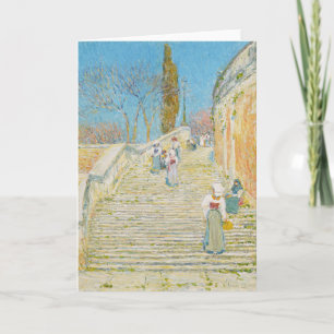 Carte Piazza di Spagna, Rome   Childe Hassam