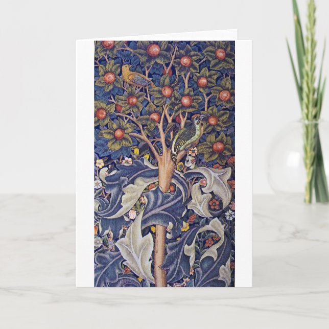 Carte Pic de bois, William Morris (Devant)