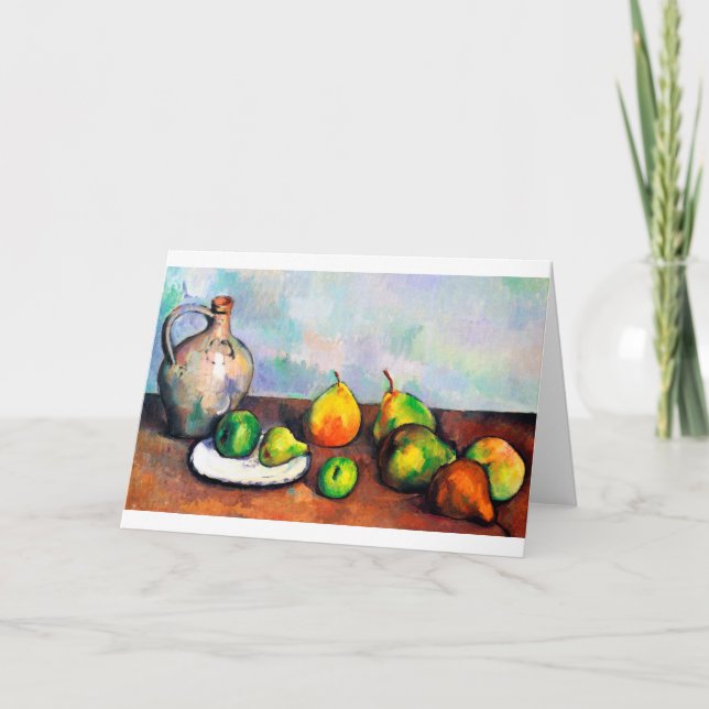 Carte Piche et fruits, Paul Cézanne (Devant)