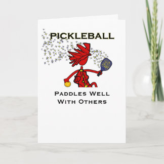 Carte Pickleball Paddles Bien Avec D'Autres