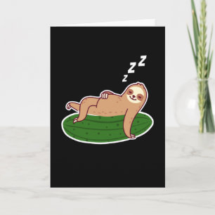 Carte Picks Sloth Concombres Gherkin