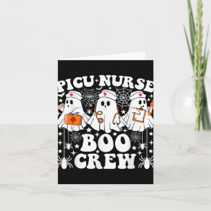 Carte Picu Nurse Boo Crew Funny Ghost Halloween