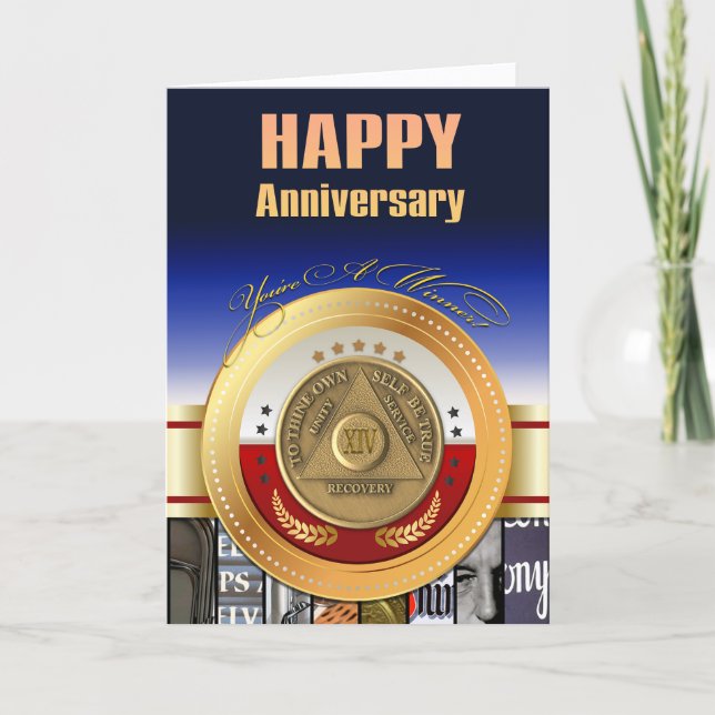 Carte Pièce commémorative du 14e anniversaire des AA Vou (Devant)