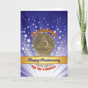 Carte Pièce de récupération 17 ans d'anniversaire Vous ê