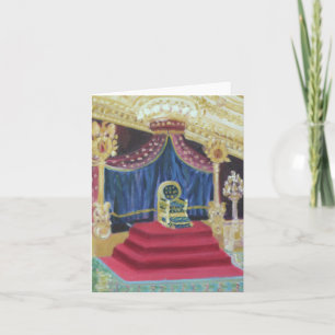 CARTE PIÈCE DU TRÔNE DU NAPOLÉON : FOUNTAINEBLEAU